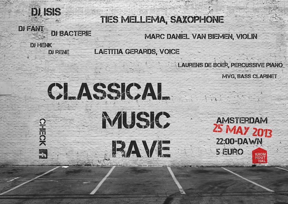 poster classical music rave